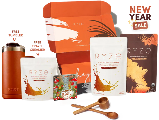 RYZE n Shine Bundle (Coffee + Creamer) Fresh M6A78